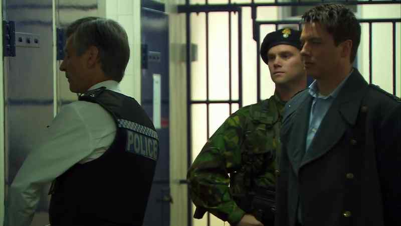 Cell M-3, Captain Harkness, 9:50 am
