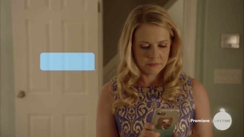 [cell phone chimes]
