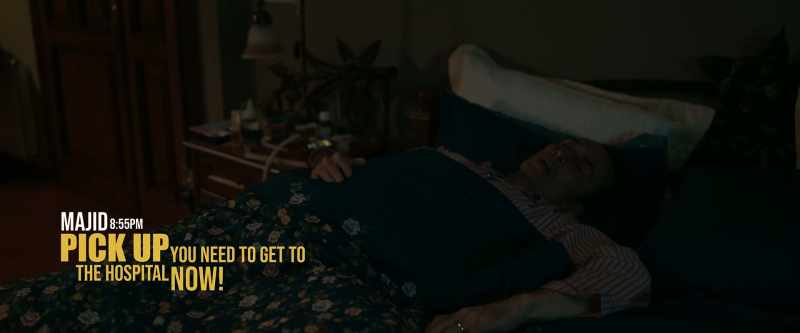 [cell phone chimes] - [snoring]