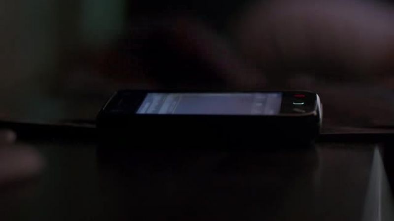 [Cell phone ringing]