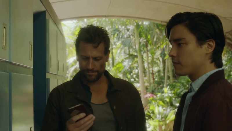 [cell phone vibrates]
