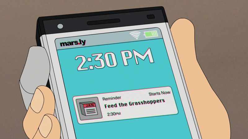 [ Cellphone rings ]