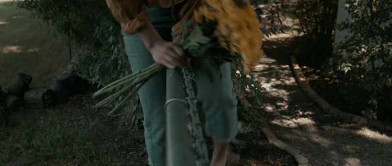 (chain link fence rattling)