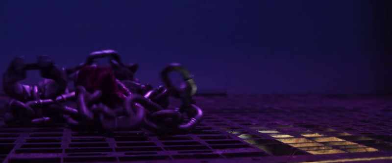 (chains rattling)