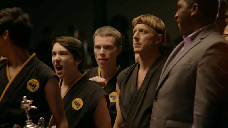 (CHANTING) Cobra Kai! Cobra Kai!