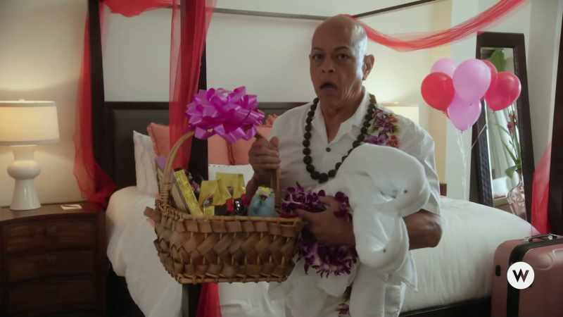 Charlie, please take the rose petals and welcome basket