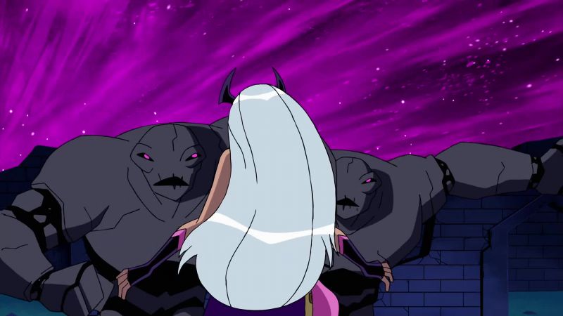 Charmcaster: [ GASPS ] Gwen: KEVIN!