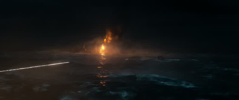 Check! Check! Check! Mister Lopez, you have freighters in the line of fire! -Cease fire, cease fire