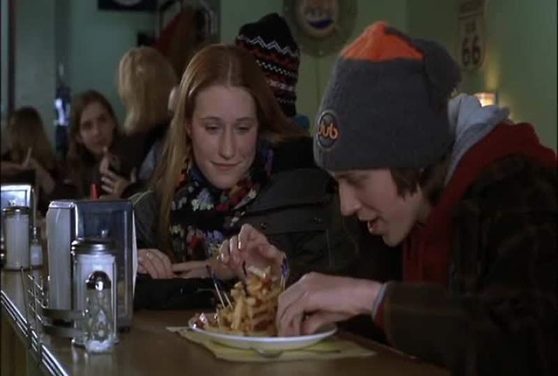 Check it out French fry log cabin