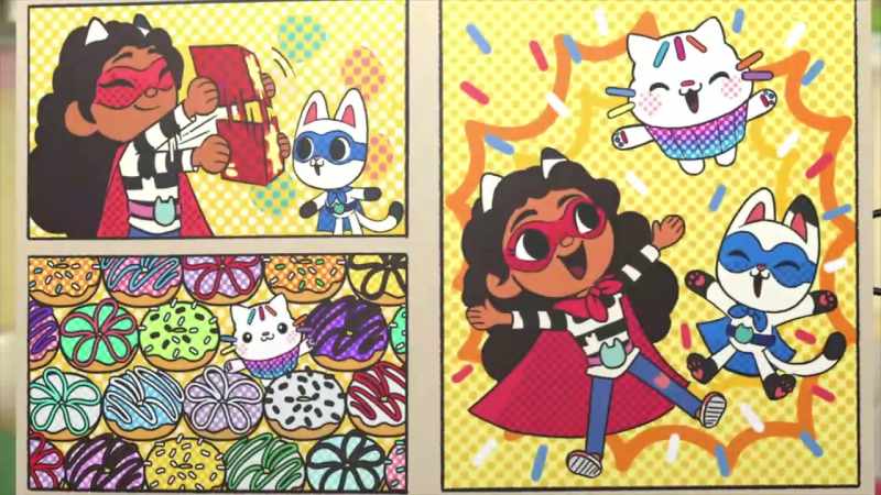 Check it out. We're all in the comic book now