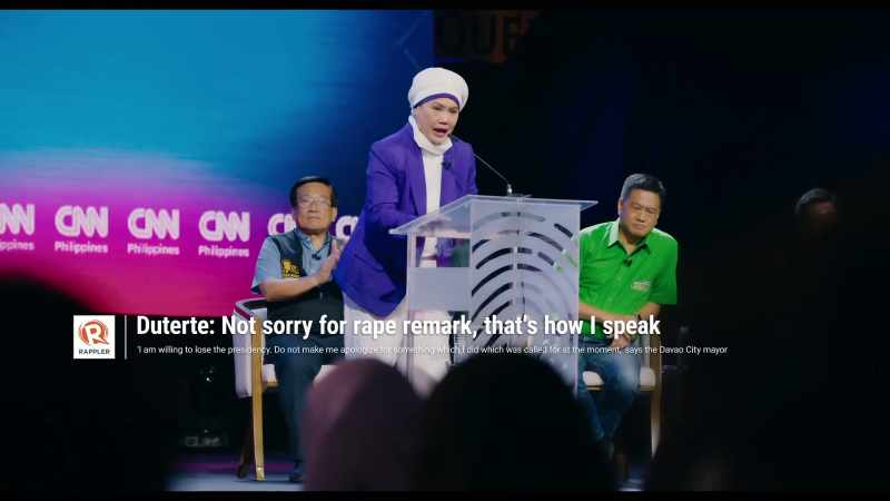 [cheers and applause]