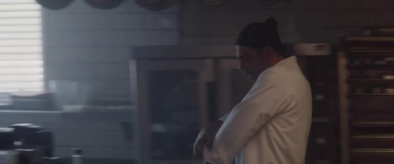 Chef Big Dog up all night cooking