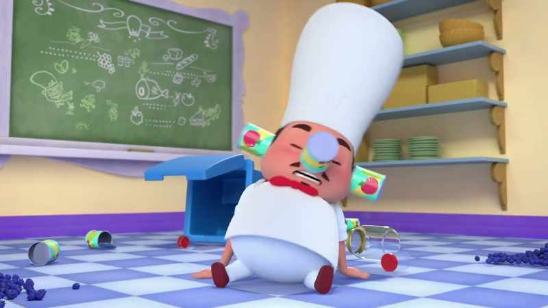 [Chef Jeff shouting]