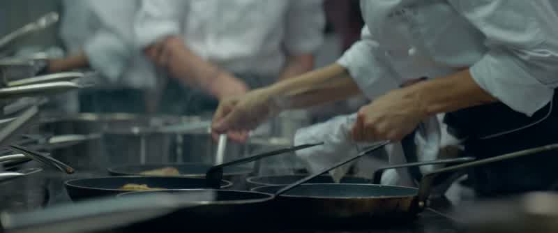Chef, just careful, it's hot