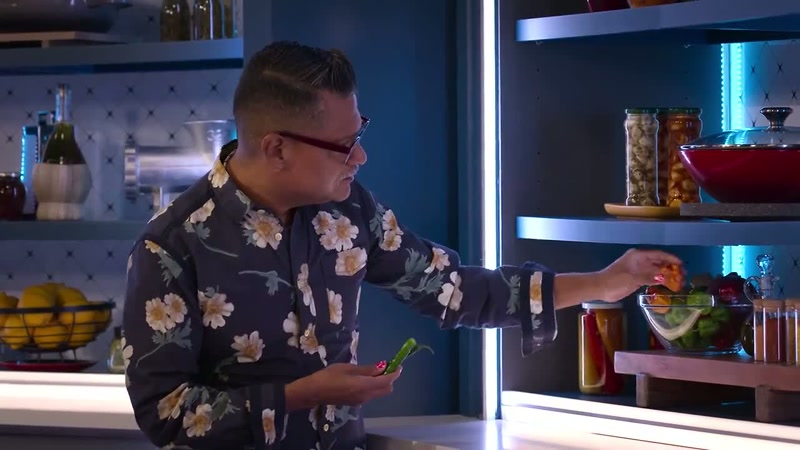Chef Martinez is preparing ingredient boxes