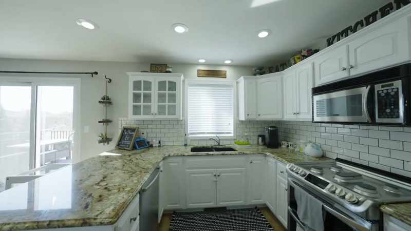 [Chelsea] As far as like, a backsplash in the kitchen