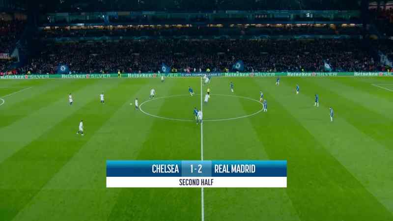 Chelsea begin the second half where they left off