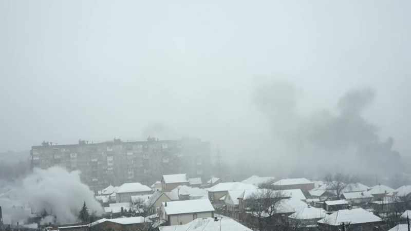 CHERNOV [voice-over]: The shelling has reached