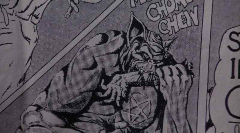 (chewing) (bones crunching)