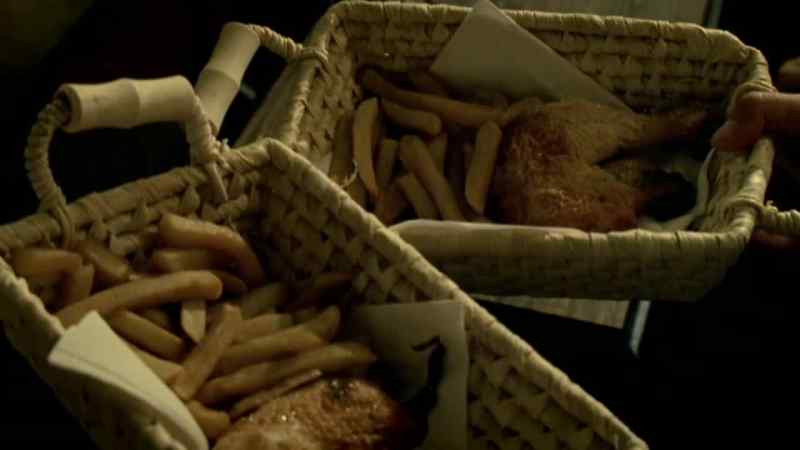 Chicken and chips twice