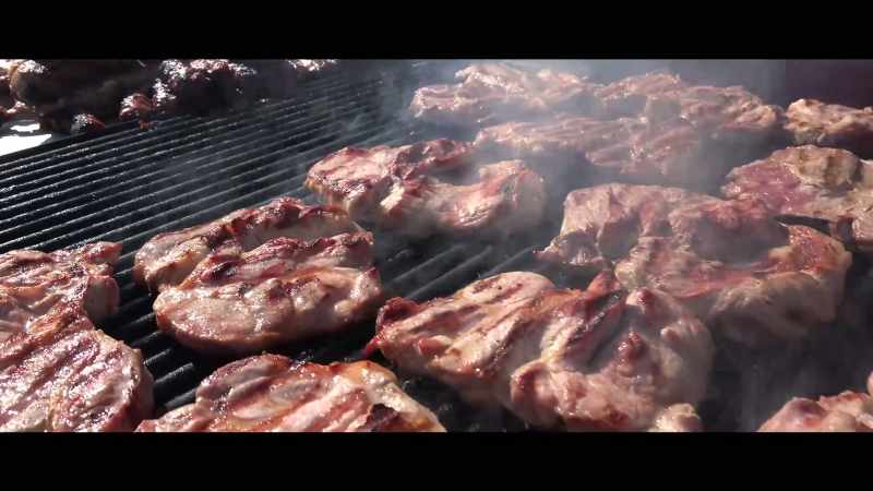 Chickens become grilled chicken and organic chicken