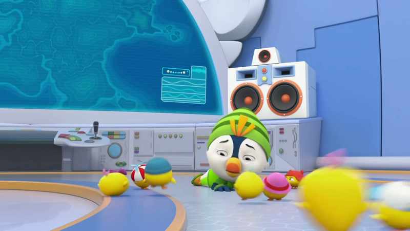 [chicks cheeping, chirping, and honking]