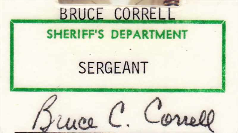 CHIEF DEPUTY BRUCE CORRELL