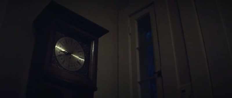 [chimes, ticking]
