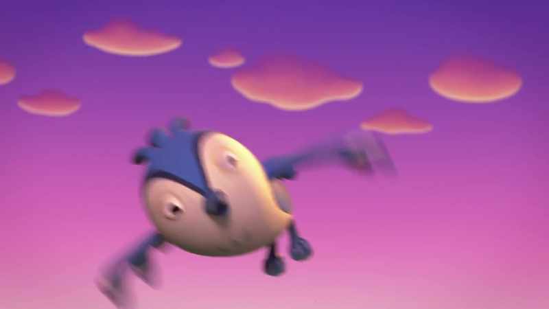 (Chirping, chomping crackers)