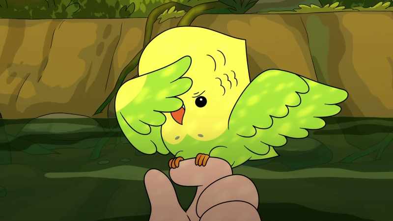 [chirping]