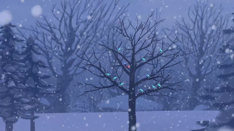 ( chirping )
