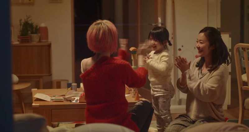 Chisa and Kana smiled