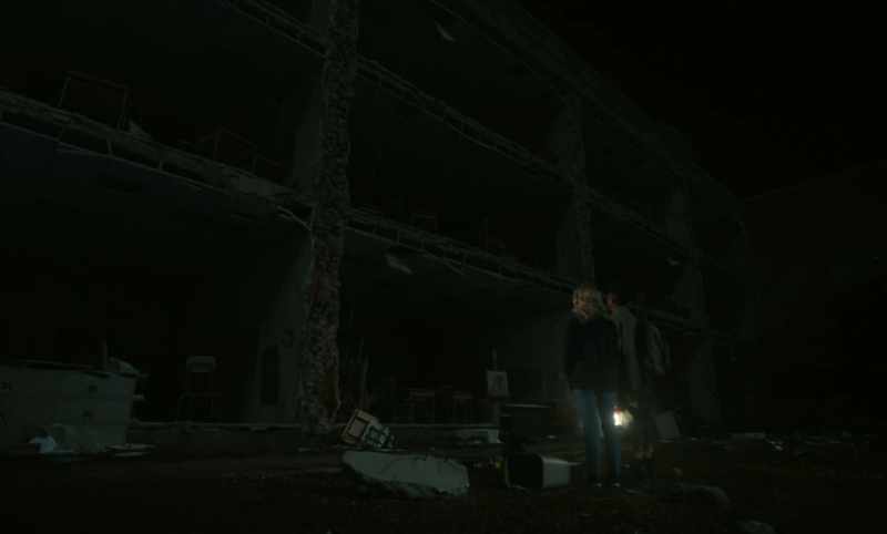 CHLOE: I saw them rip the wall off