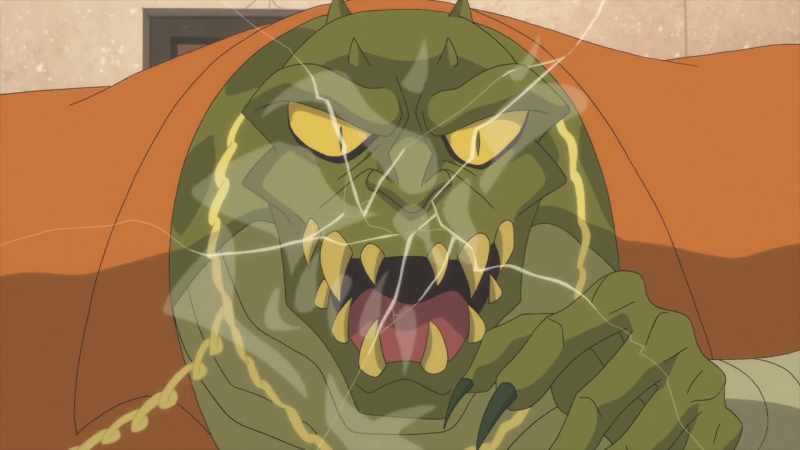 [choking] - [thuds]