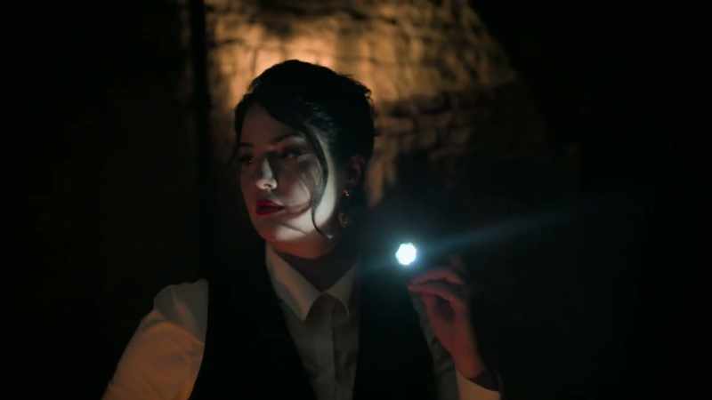 CHRIS: And parapsychologist Dr. Evelyn Hollow using science