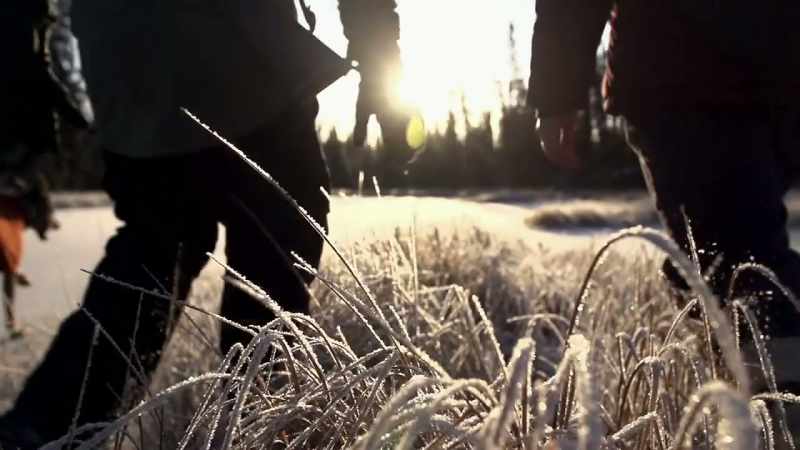 CHRIS: As winter sets in everything's just beautiful and peaceful