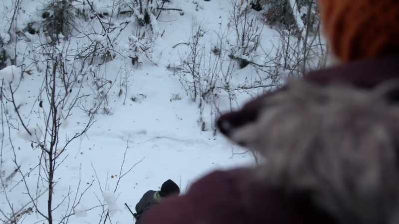 CHRIS: It feels good to know this bear is inside its den