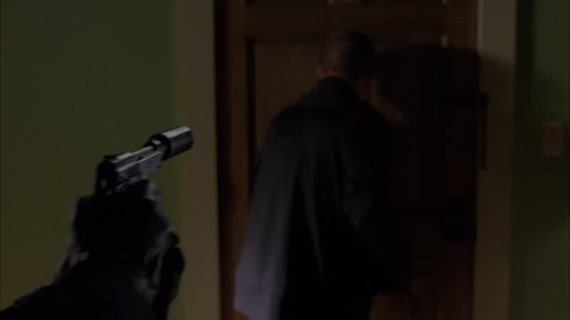 I'd like you to drop your gun where you stand and then turn around very slowly