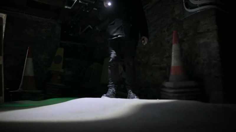 CHRIS: With only a layer of concrete between us
