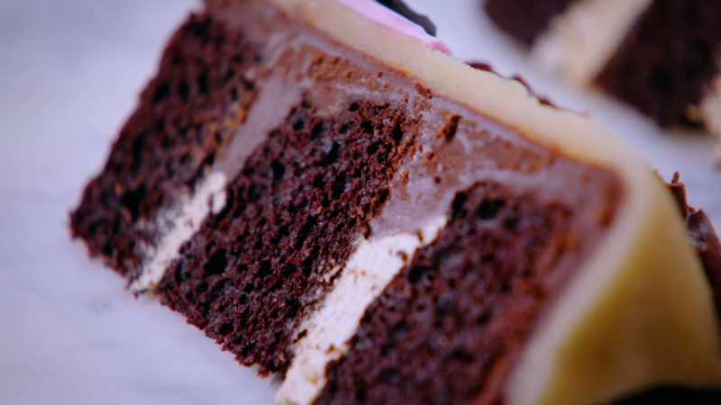 Christmas past is a devil's food cake