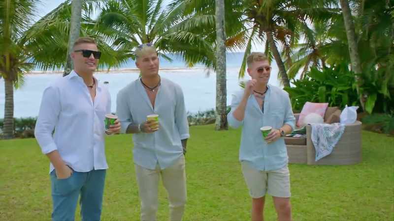 CHUCKLES: Eh? - Just white linen for days