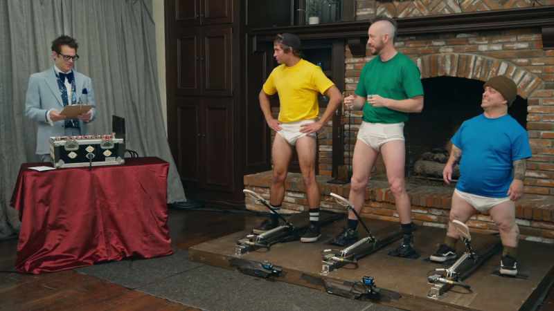 [chuckles] Jesus Christ! - [grunts]