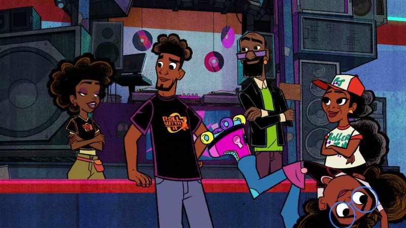 (chuckles) Let's get our Roller Jam on