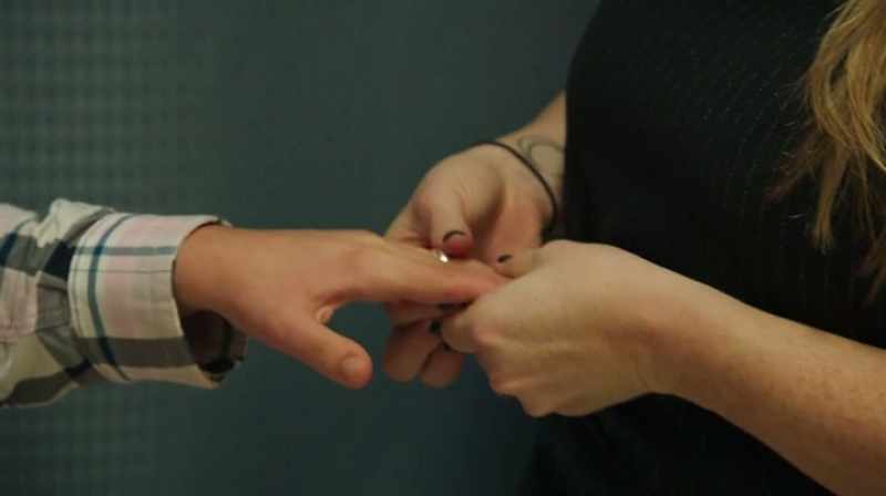 (chuckles) MOLLY: Now with this ring