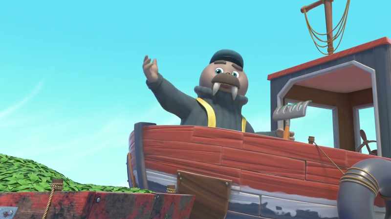 [chuckles] OK! The barge is loaded and ready