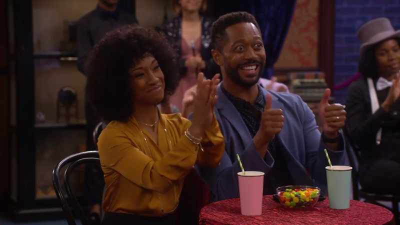 [chuckles] Smile and clap, honey. Smile and clap
