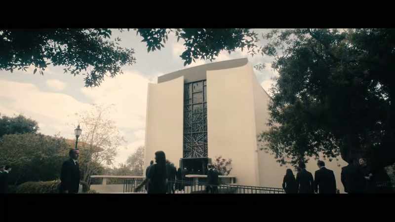 [church bell tolling] -[indistinct chatter]