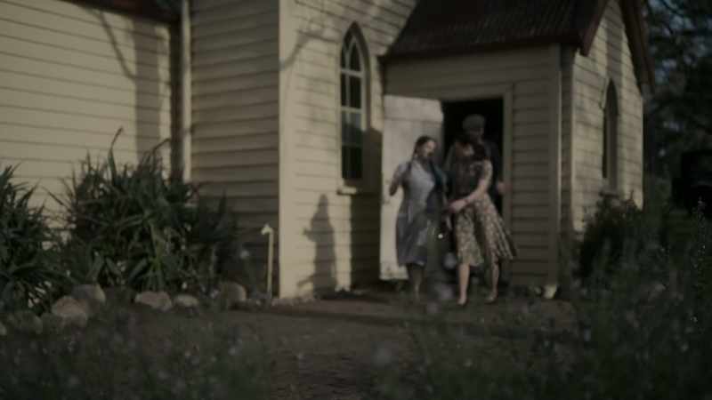 (church bell tolling)