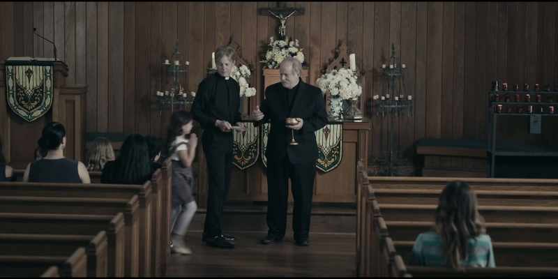 [CHURCH SONG PLAYING]