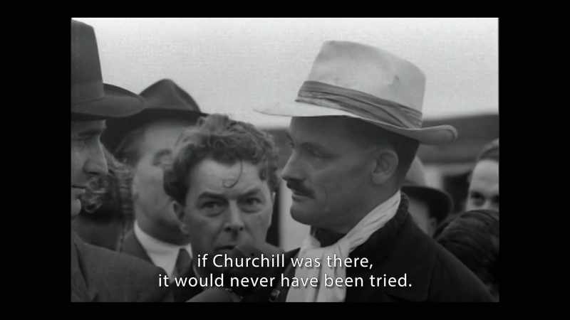 Churchill was reelected as a tough warrior